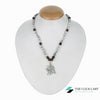 TCC™ Natural Vaijanti Bead & Tiger Eye With Stainless Steel Mata Rani Pendant